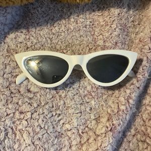 White sunglasses. Brand new
